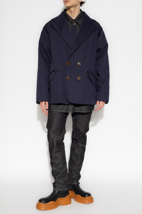 breasted short coat Vivienne Westwood - x Browns 50 wrap blazer